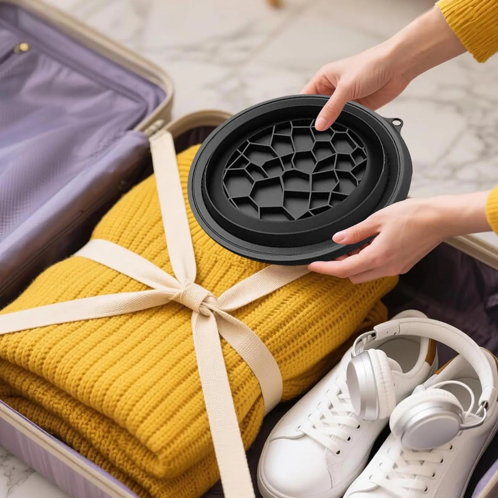 Collapsible Ice Face Bowl